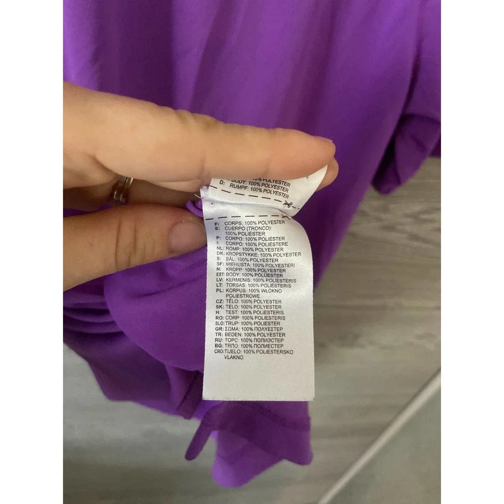 Adidas pure motion‎ large purple polo
